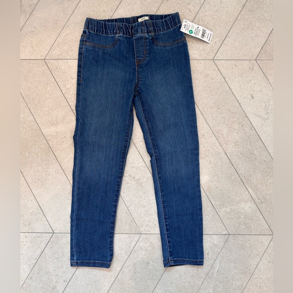 NWT Oshkosh girls denim jegging 6/6x